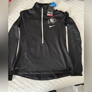 NWT Nike dri-fit 3/4 zip long sleeve - Colorado Buffaloea